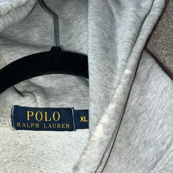 Polo by Ralph Lauren Gray Sweatshirt with Navy Accents - Picture 8 of 10